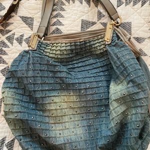 Denim purse with sparkle!